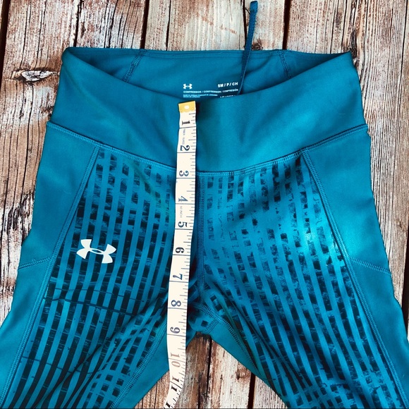 UnderArmour Teal Yoga Pants leggings with pocket - Picture 10 of 12